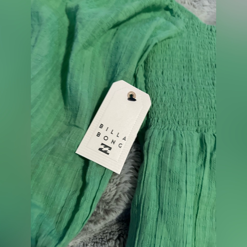 Billabong Sol Puff Sleeve Mini Dress - Picture 3 of 12